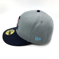 NEW ERA ニューエラ 59FIFTY WHITE SOX 2トーン ベースボールキャップ グレー×ネイビー size7 1/4(57.7cm) 瑞穂店