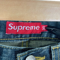 SUPREME シュプリーム オールド 5ポケットデニムパンツ ストレート インディゴ 紙タグ USA製 Size 30 福生店