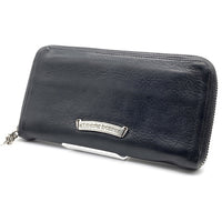 Chrome Hearts クロムハーツ REC F BSフレア ラウンドファスナー レザーウォレット 財布 ブラック SV925 福生店