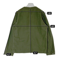 KAVU カブー ノーカラーカバーオール カーキ sizeL 瑞穂店