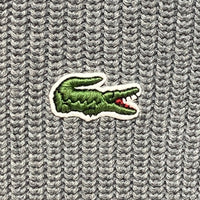 LACOSTE ラコステ ハイブリッドワッフルニット カーディガン グレー ブラック AH147EL Size FR3 瑞穂店