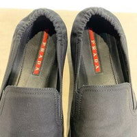 PRADA SPORT プラダスポーツ ナイロン レザー スリッポン スニーカー ブラック 4D2806 Size 8 (27cm) 福生店