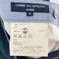 COMME des GARCONS HOMME コムデギャルソンオム HK-P020 AD2012 ブラックウォッチ ハーフパンツ グリーンxネイビー sizeS 瑞穂店