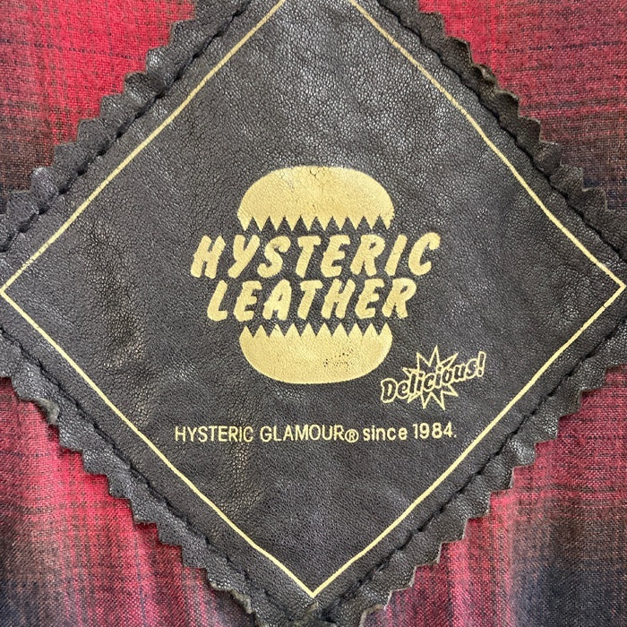 ♪ HYSTERIC GLAMOUR ダブルライダースジャケット L HYSTERIC GLAMOUR (ヒステリックグラマー) × Lewis Leathers