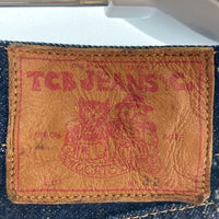 TCB JEANS ティーシービージーンズ 20's シンチバック テーパードデニムパンツ インディゴ サスペンダーボタン Size32 瑞穂店