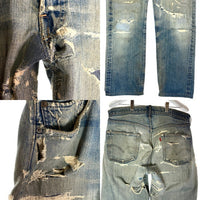 LEVI'S リーバイス 60’s 501 BIGE デニムパンツ ボタン裏16 size- 瑞穂店