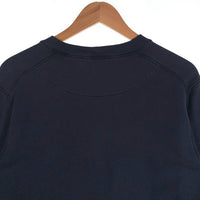 STONE ISLAND ストーンアイランド Cotton Round Neck Long Sleeves ワッペンパッチ スウェットトレーナー ブラック 731563020 Size M 福生店