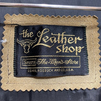 70`s Sears シアーズ スウェードレザーシャツ スナップボタン ベージュ Size M相当 瑞穂店