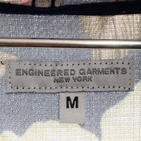 ENGINEERED GARMENTS エンジニアードガーメンツ ボタニカル柄 フード付き 胸ポケット プルオーバー ネイビー sizeM 瑞穂店
