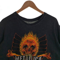 METALLICA メタリカ Pushead パスヘッド プリント 半袖 Tシャツ 2018コピーライト Bravado ブラック Size XL 福生店