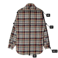 PENDLETON ペンドルトン 70's USA製 ウールシャツ 片ポケット ブラウン×グレー sizeM 瑞穂店