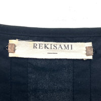 REKISAMI レキサミ ノーカラーワンピース ブラック size36 瑞穂店