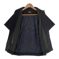SAVOY CLOTHING サヴォイクロージング オープンカラー 半袖シャツ ブラック ストライプ ポケット ロカビリー Size M 福生店