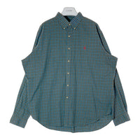 RALPH LAUREN ラルフローレン BD チェック 長袖シャツ グリーン sizeXXL 瑞穂店