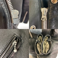 ADDICT CLOTHES アディクトクローズ AD-03 AD-03 BRITISH ASYMMETRY JACKET (SHEEP) シープスキン ライダースジャケット ブラック size46 瑞穂店