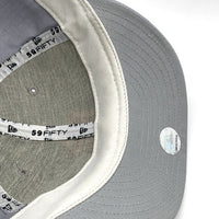 90's New Era ニューエラ MLB ニューヨーク・ヤンキース 59FIFTY ベースボールキャップ グレー ウール USA製 Size 7 3/8 (58.7cm) 福生店