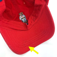POLO RALPH LAUREN ポロラルフローレン ポロベアー 6パネル キャップ レッド 福生店