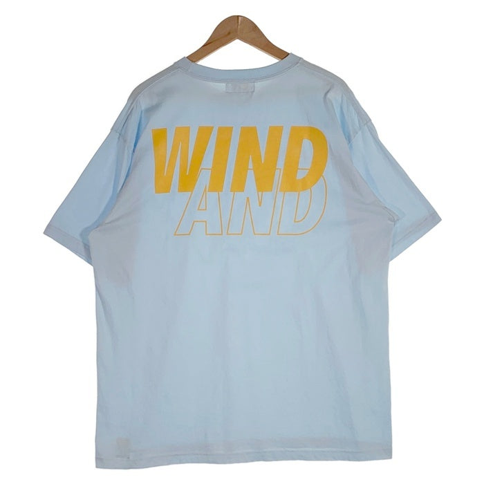 WIND AND SEA ウィンダンシー サークルプリント Tシャツ ライトブルー YOU AND SEA wds-Y&S2nd-02 Size XL  福生店