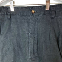 CHAPS RALPH LAUREN チャップスラルフローレン リネン ツータックショートパンツ ブラック size32 瑞穂店