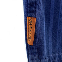 80's STUSSY ステューシー コットン イージーショーツ ハーフパンツ ブルー ストライプ USA製 Size S 福生店