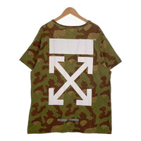 OFF-WHITE オフホワイト カモフラージュ プリントTシャツ オーバーサイズ OMAA002F17600007 Size L 福生店