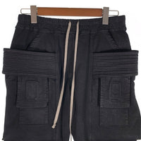 Rick Owens DRKSHDW リックオウエンス ダークシャドウ 24SS CREATCH CARGO クリーチカーゴパンツ ブラックストレッチデニム DU01D1376-SBB Size S 福生店