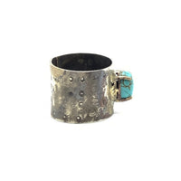 シルバー925 18mm ターコイズ リング Size 21-22号 福生店