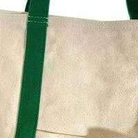 Polo by Ralph Lauren ポロラルフローレン キャンバス トートバッグ ホワイト グリーン ロゴ刺繡 福生店
