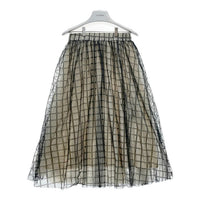 French pave フレンチパヴェ チェックレース スカート ベージュ sizeF 瑞穂店