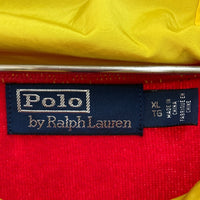 POLO RALPH LAUREN ポロ ラルフローレン HI TECH 復刻 フリースパーカー レッド sizeXL 瑞穂店