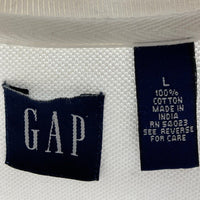 GAP ギャップ オールド ポロシャツ 90s ホワイト sizeL 瑞穂店
