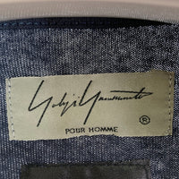 Yohji yamamoto POUR HOMME ヨウジヤマモト プールオム × NEW ERA ニューエラ HW-T38-082 18SS ロゴTシャツ ネイビー size3 瑞穂店