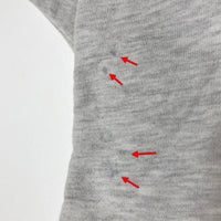 HUF ハフ ハーフジップ 半袖スウェット グレー sizeS 瑞穂店