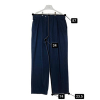 CHAPS RALPH LAUREN チャップスラルフローレン レーヨン混 ツータックチノパンツ ネイビー size34 瑞穂店
