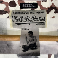 WACKO MARIA ワコマリア LARRY CLARK TULSA ラリー・クラーク タルサ 総柄プリント レーヨンオープンカラーシャツ 半袖 ホワイト Size M 福生店