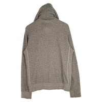 Chrome Hearts クロムハーツ ジップアップスウェットパーカー ダガー CHクロスレザーパッチ ボロチップ グレー 並行品 Size M 福生店