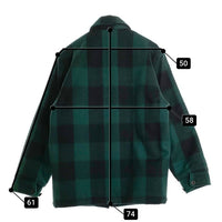 CARHARTT カーハート ウール キルティング メルトン チェック ジャケット グリーン 05055-120 Size L 福生店