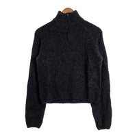 Ordnary Practice ハーフジップ アクリルニットセーター チャコールグレー Size S 福生店