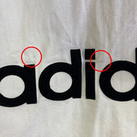 adidas アディダス UK製 メルセデスベンツ ドイツ代表 コットン ブルゾン ブラック ホワイト Size 38/40 瑞穂店