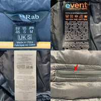 Rab ラブ Microlight Alpine Event マイクロライトアルパイン ダウンジャケット ブラック QDA-40 Size JP M 福生店