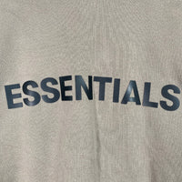 FOG ESSENTIALS エッセンシャルズ フロントラバーロゴプリント プルオーバースウェットパーカー カーキ Size L 福生店
