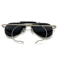 TENDERLOIN テンダーロイン K-SEVEN T-CHOPPER ダブルブリッジ ティアドロップサングラス シルバー ブラック ミラーレンズ 福生店