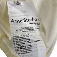 Acne Studios アクネステトゥディオズ SHORT-SLEEVED PIQUE/COLLA ピケカラー ポロシャツ ゲームシャツ アイボリー リヨセル BL0382 Size XS 福生店