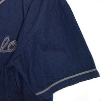 TENDERLOIN テンダーロイン 21SS BASEBALL SHT S/S DENIM RH デニム 半袖 ベースボールシャツ インディゴ Size L 福生店