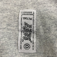 DELTA デルタ プリント ロングスリーブTシャツ グレー Size L 福生店