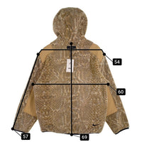 SUPREME シュプリーム 22AW NIKE ACG ナイキ Fleece Pullover フリースプルオーバー パーカー ベージュ スネーク DN3256-277 Size S 福生店