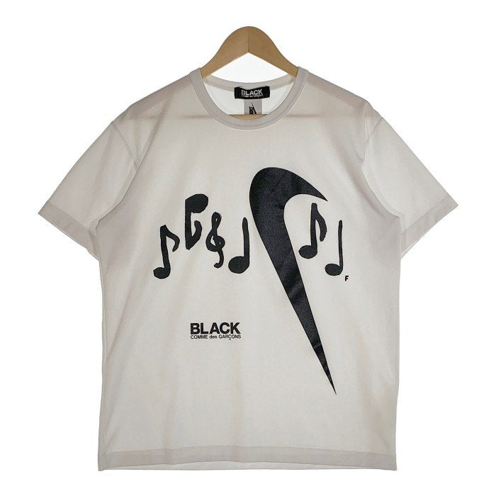 NIKE ナイキ BLACK COMME des GARCONS ブラックコムデギャルソン メッシュ プリントTシャツ ホワイト Size XL 福生店