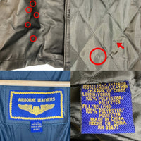 AIRBONES LEATHERS エアボーンレザーズ レザージャケット ブラック Size XL 福生店