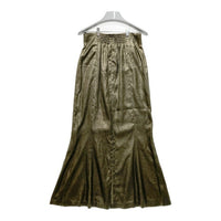 AMERI アメリ ポリエステル ロングスカート ゴールド 01410980650 Size M 瑞穂店
