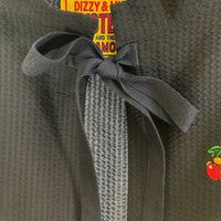 HYSTERIC GLAMOUR ヒステリックグラマー 01221AO04 チェリーベア刺繍 ラグランスリーブワンピース ネイビー sizeF 瑞穂店